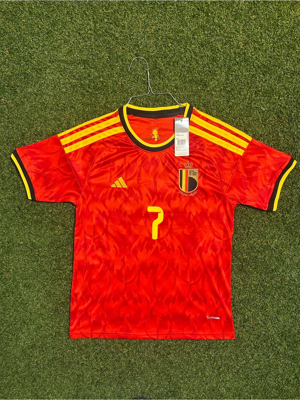 Adidas Men’s Authentic Belgium Red Football Jersey